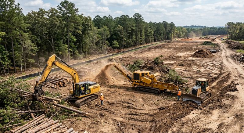 Commercial Land Clearing in Gwinnett County, GA